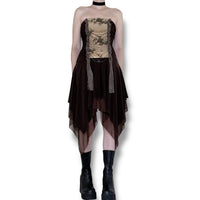 apocalypse fairy vintage midi dress (s-m)