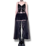 vampire princess vintage slip gown (s-m)