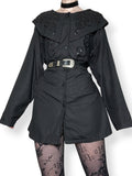 vintage 90s witchy shirt dress (l)