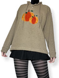 vintage oatmeal pumpkin sweater (m-l)