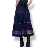 vintage anna konya gothic prairie skirt (s-m)
