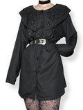 vintage 90s witchy shirt dress (l)