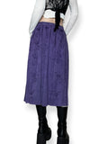 vintage whimsigoth embroidered skirt (l)
