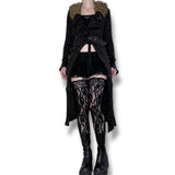 y2k vampire assassin longline cardigan (s-m)
