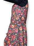 vintage 80s/90s Laura Ashley floral jumpsuit romper (xs-s)