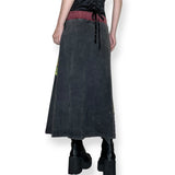 y2k whimsical patchwork maxi skirt (m)
