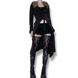 y2k vampire assassin longline cardigan (s-m)