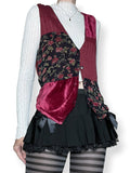 whimsigoth patchwork 90s vest top (m)