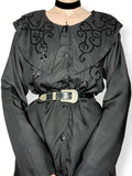 vintage 90s witchy shirt dress (l)