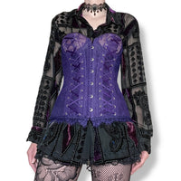 ultra violet lace corset (m)