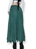 medieval forest witch vintage maxi skirt (m-xl)