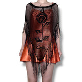 y2k black rose netted poncho (s-l)