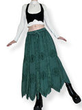 medieval forest witch vintage maxi skirt (m-xl)