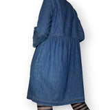 vintage denim babydoll dress (s-m)