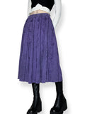 vintage whimsigoth embroidered skirt (l)