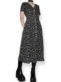 90s cottage witch tea dress (m)