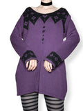 cozy jester oversized sweater (os)