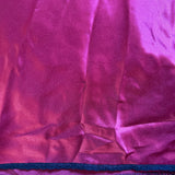vintage blood red rose satin slip dress (m-l)