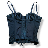 goth corset laced bustier (36B)