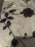 whimsigoth sheer velvet floral poncho (os)